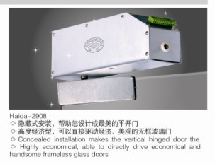 供应90度玻璃自动门,电动地弹簧,90度感应门